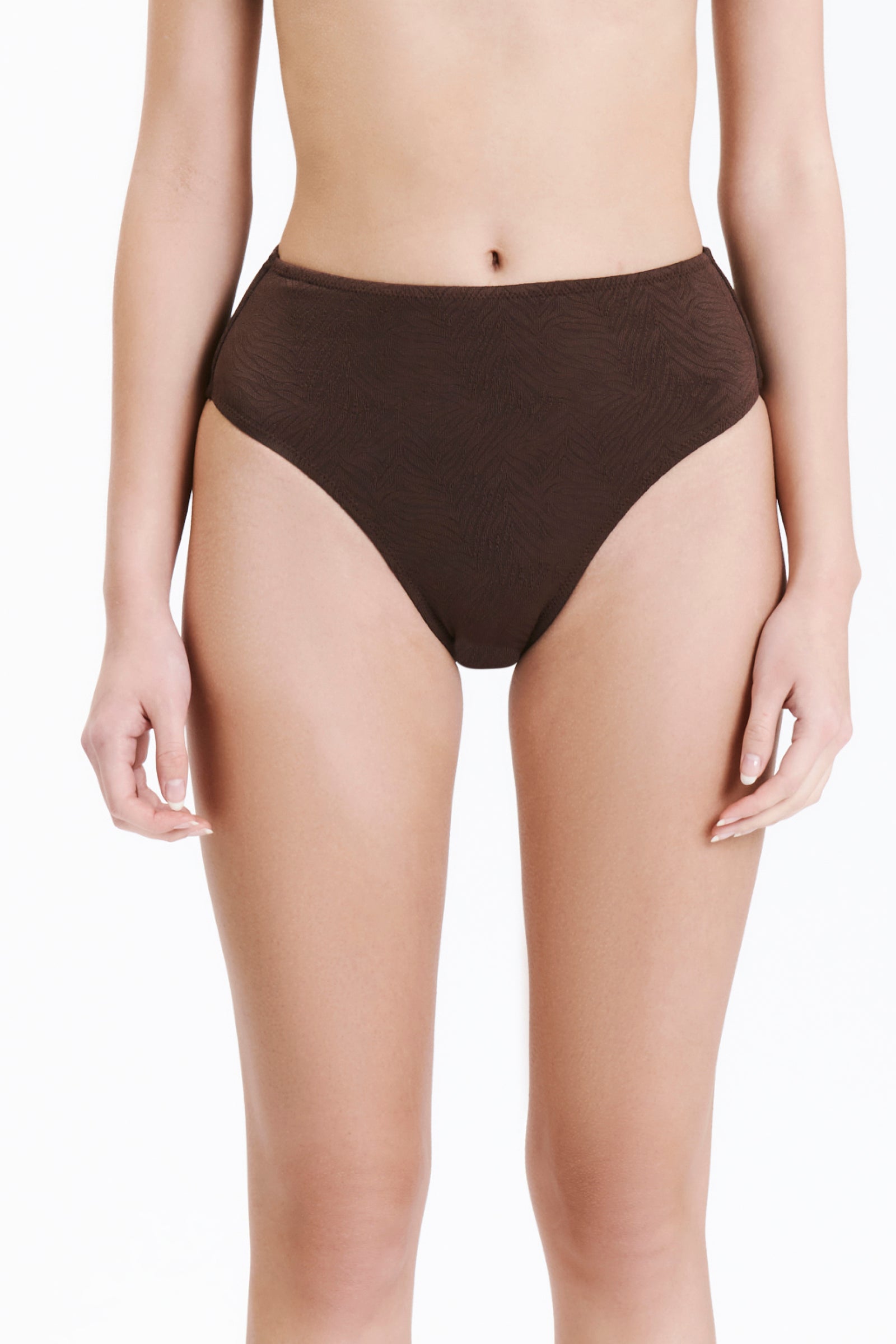 Nude Lucy Boy Leg Brief In A Brown Chocolate Cacao Colour 