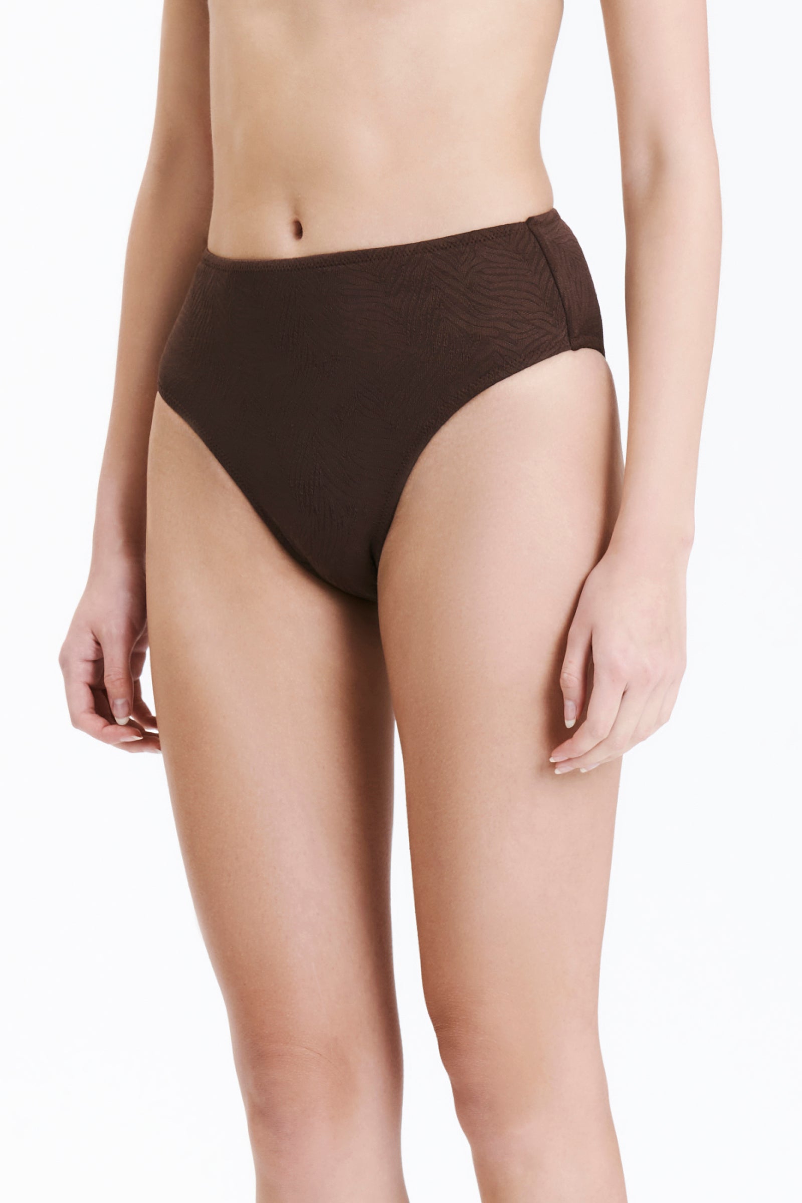 Nude Lucy Boy Leg Brief In A Brown Chocolate Cacao Colour 