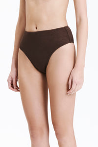 Nude Lucy Boy Leg Brief in a Brown Chocolate Cacao Colour