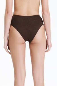Nude Lucy Boy Leg Brief in a Brown Chocolate Cacao Colour