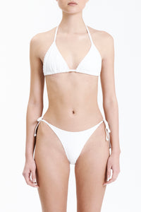 Nude Lucy Classic Triangle Top in White