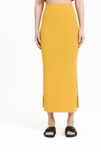 Nude Lucy Binx Skirt In a Orange & Yellow Toned Mango Colour