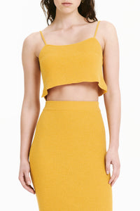 Nude Lucy Binx Camisole Top In a Orange & Yellow Toned Mango Colour