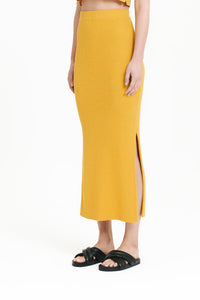 Nude Lucy Binx Skirt In a Orange & Yellow Toned Mango Colour