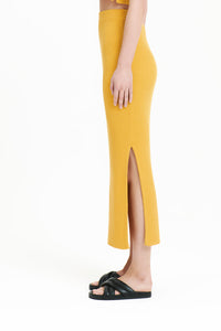 Nude Lucy Binx Skirt In a Orange & Yellow Toned Mango Colour