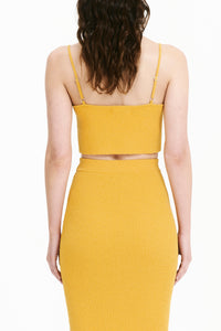 Nude Lucy Binx Camisole Top In a Orange & Yellow Toned Mango Colour