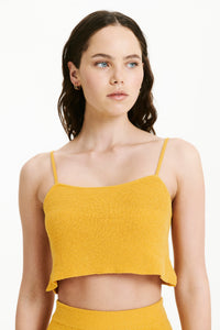 Nude Lucy Binx Camisole Top In a Orange & Yellow Toned Mango Colour