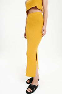 Nude Lucy Binx Skirt In a Orange & Yellow Toned Mango Colour