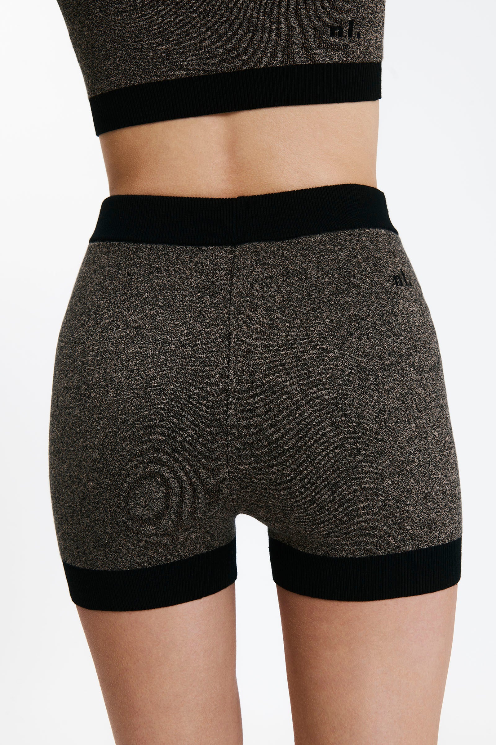 Nude Lucy Nude Active Knit Short In Granite 