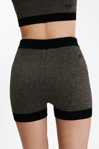 Nude Lucy Nude Active Knit Short in Granite