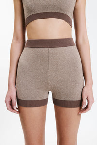Nude Lucy Nude Active Knit Short in Silt