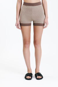 Nude Lucy Nude Active Knit Short in Silt