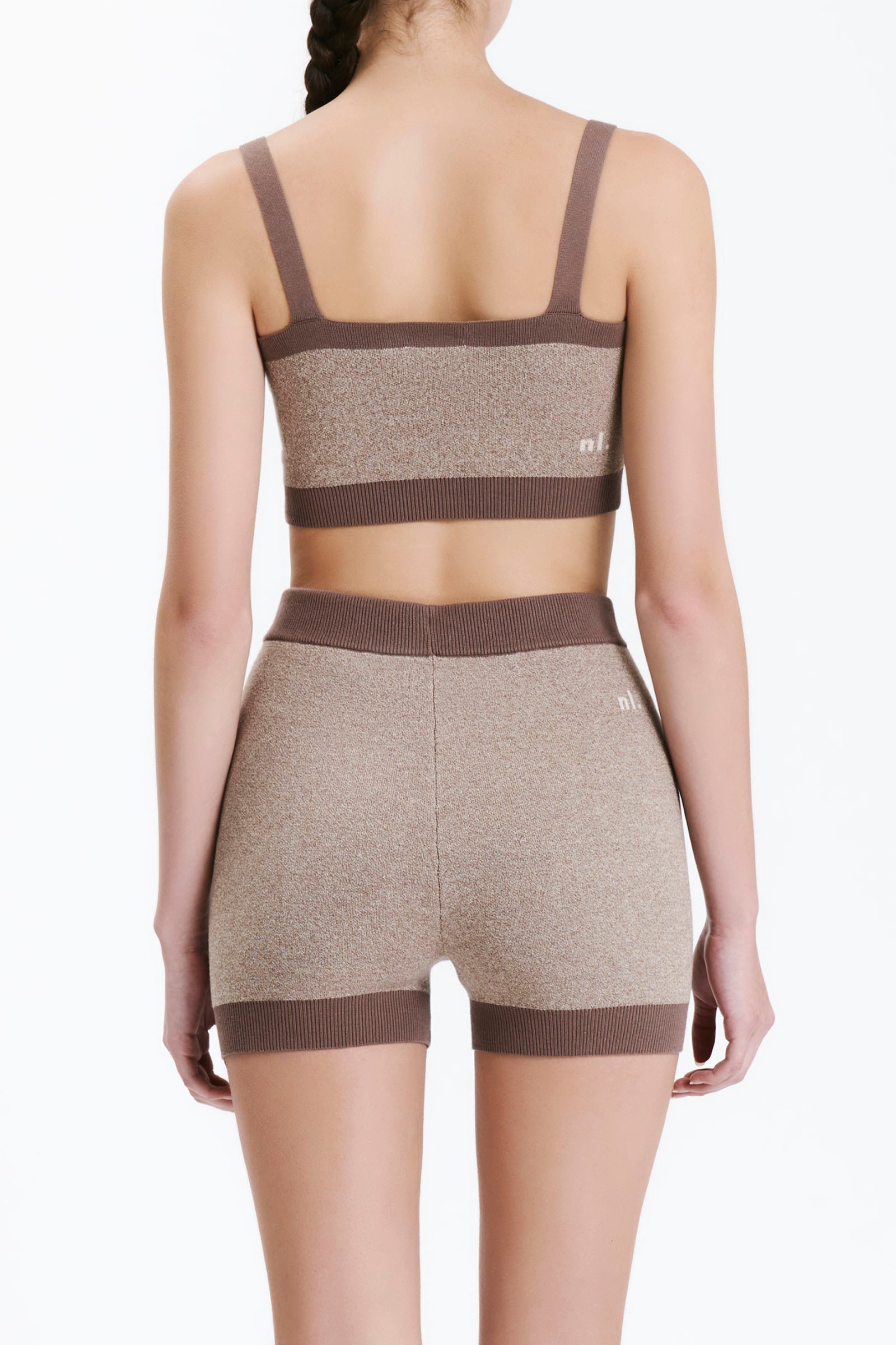 Nude Lucy Nude Active Knit Crop In Silt 