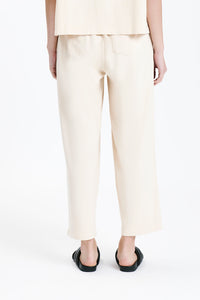 Nude Lucy Fresno Pant In a Light Yellow & Beige Crema Colour
