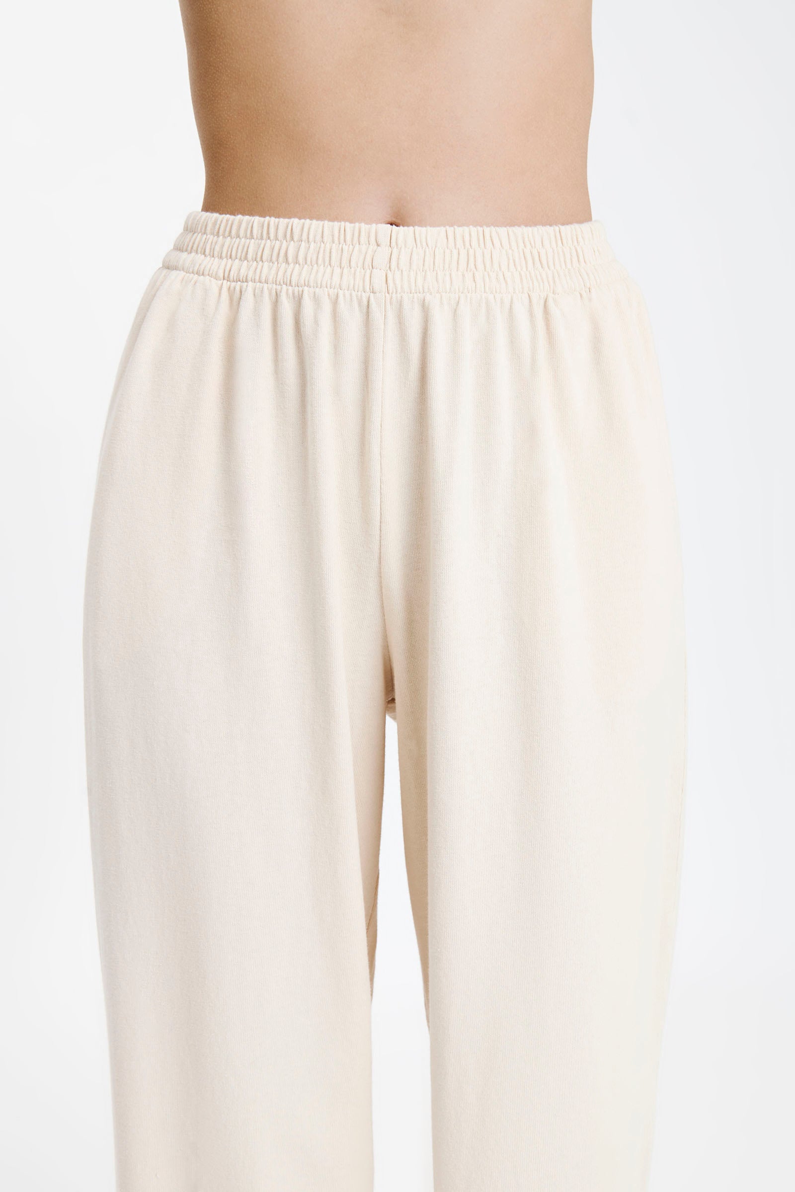 Nude Lucy Fresno Pant In A Light Yellow & Beige Crema Colour 