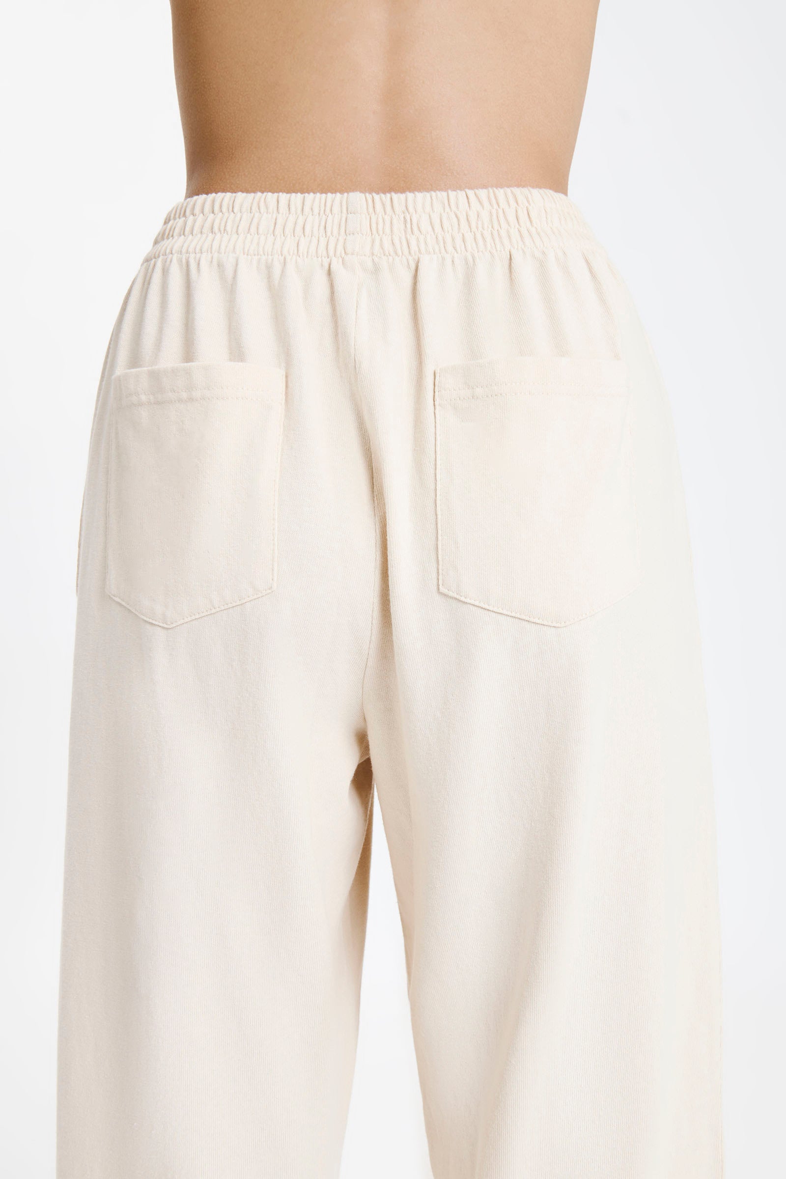 Nude Lucy Fresno Pant In A Light Yellow & Beige Crema Colour 