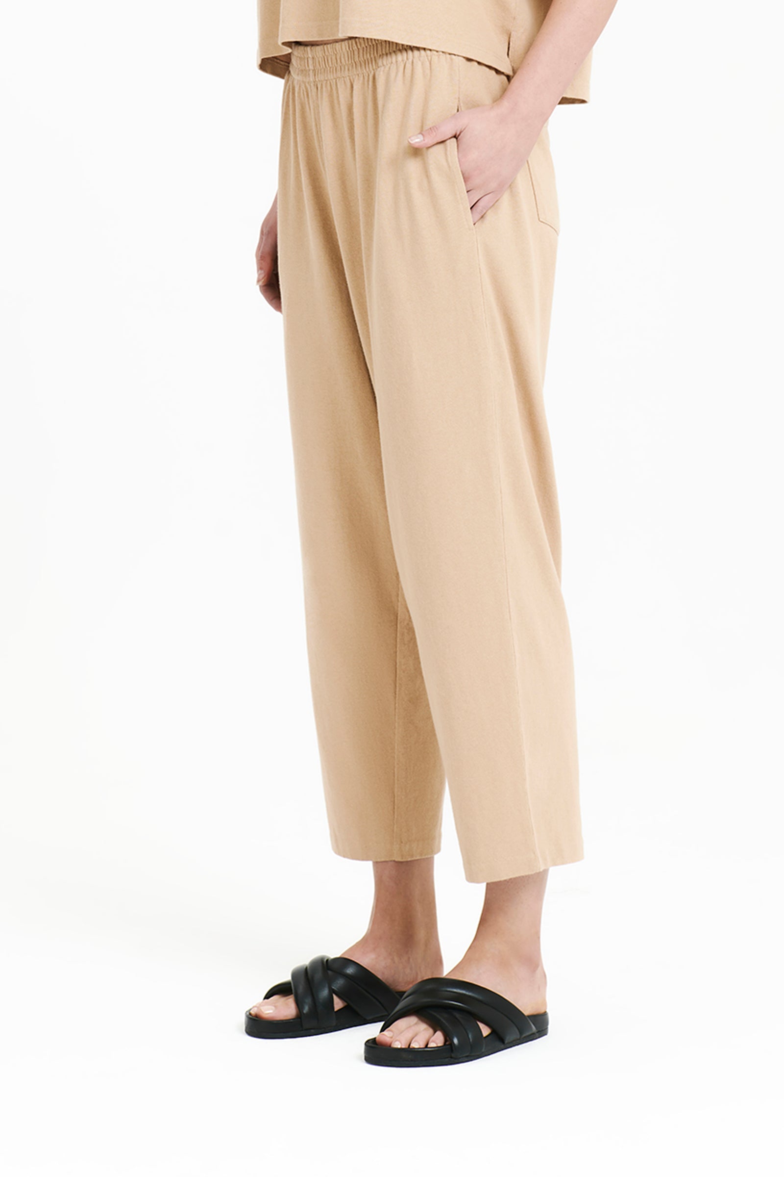 Nude Lucy Fresno Pant In A Light Yellow Toned Dune Colour 