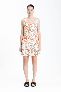 Nude Lucy Terra Mini Dress In a Floral Print