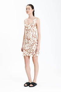 Nude Lucy Terra Mini Dress In a Floral Print