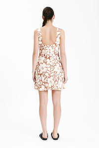 Nude Lucy Terra Mini Dress In a Floral Print