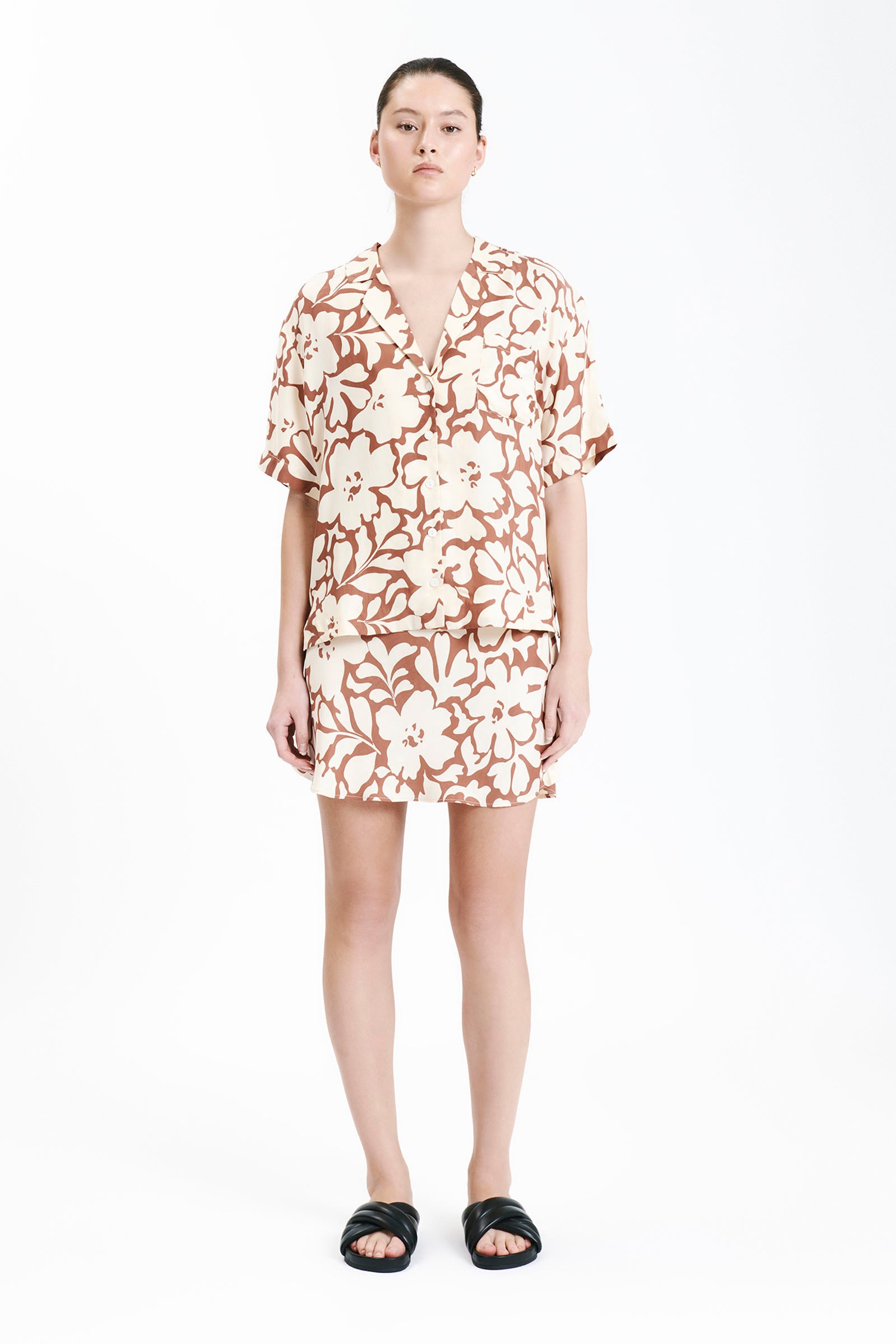 Nude Lucy Terra Shirt In A Floral Print 