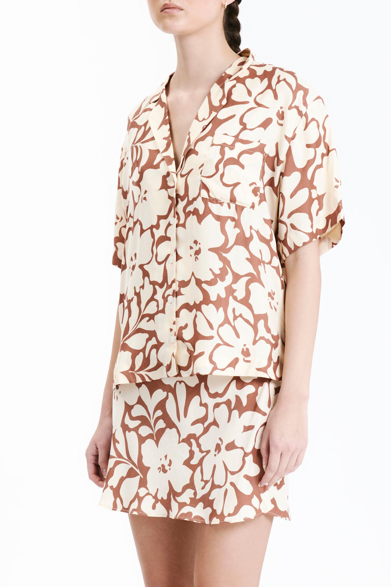 Nude Lucy Terra Shirt In A Floral Print 