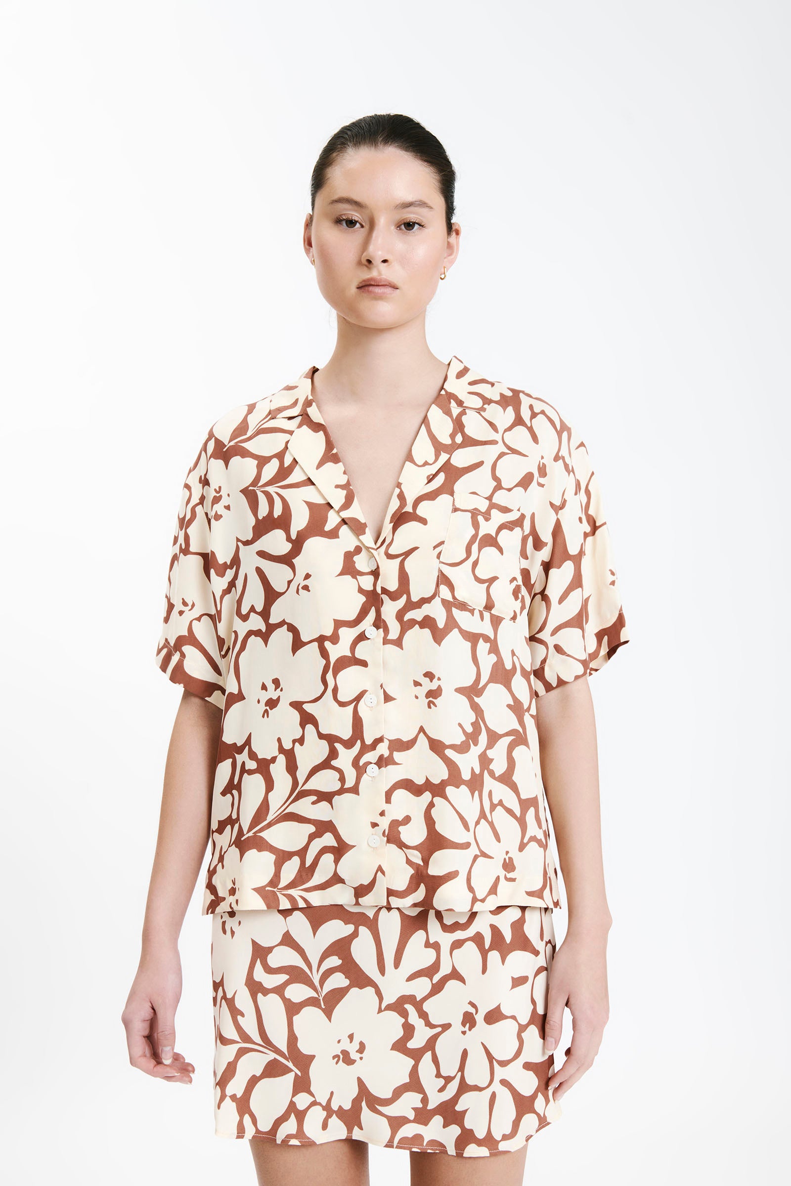 Nude Lucy Terra Shirt In A Floral Print 