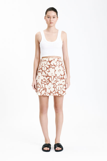 TERRA MINI SKIRT-Flores