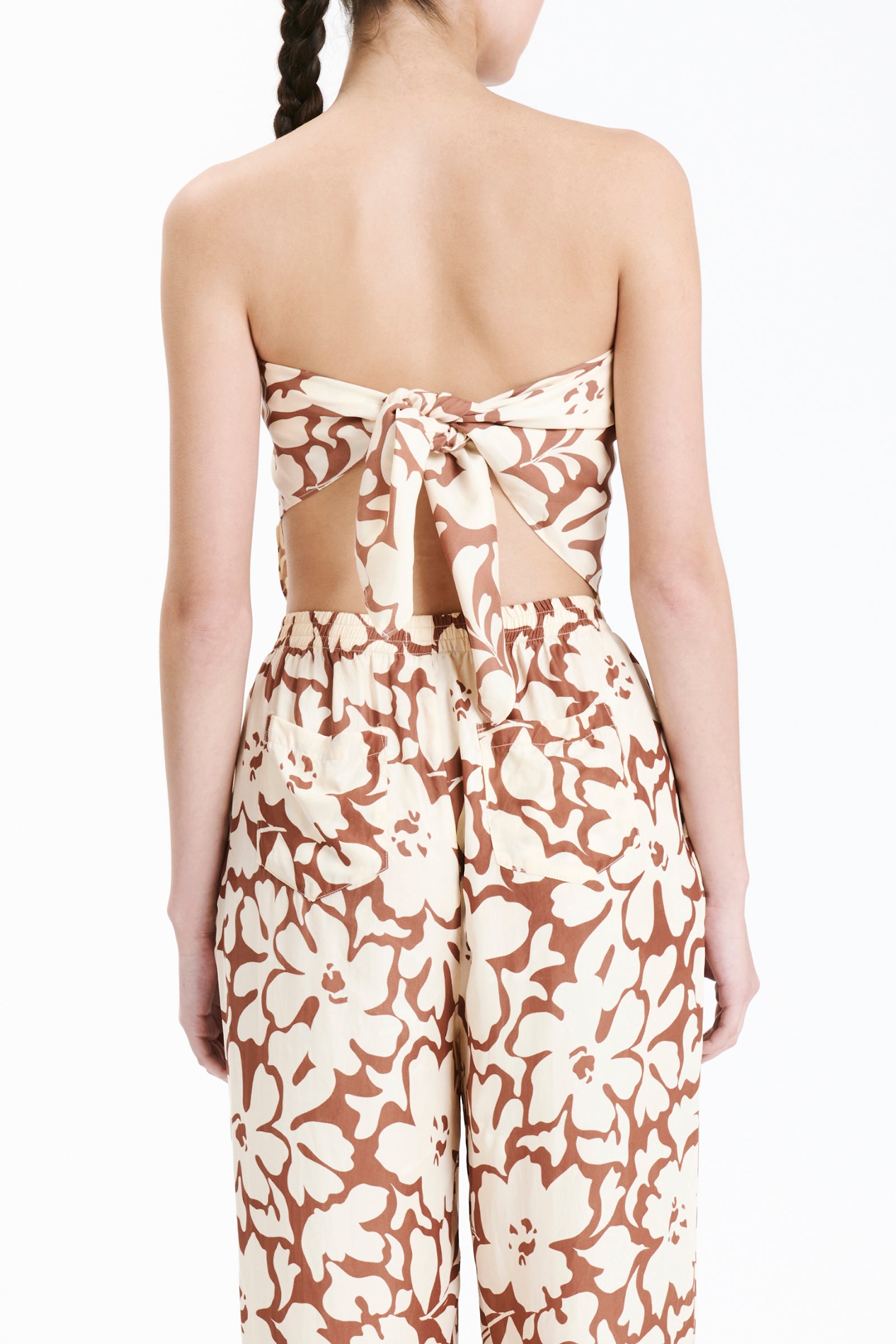 Nude Lucy Terra Scarf In A Floral Print 