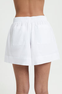 Nude Lucy Cruz Poplin Short in White