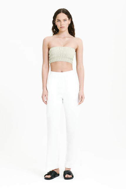 OASIS POPLIN BODICE-Eucalyptus