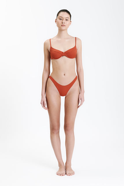 CLASSIC CHEEKY BIKINI BRIEF-Rooibos