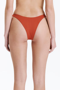 Nude Lucy Classic Cheeky Bikini Brief In a Terracotta Rooibos Colour 