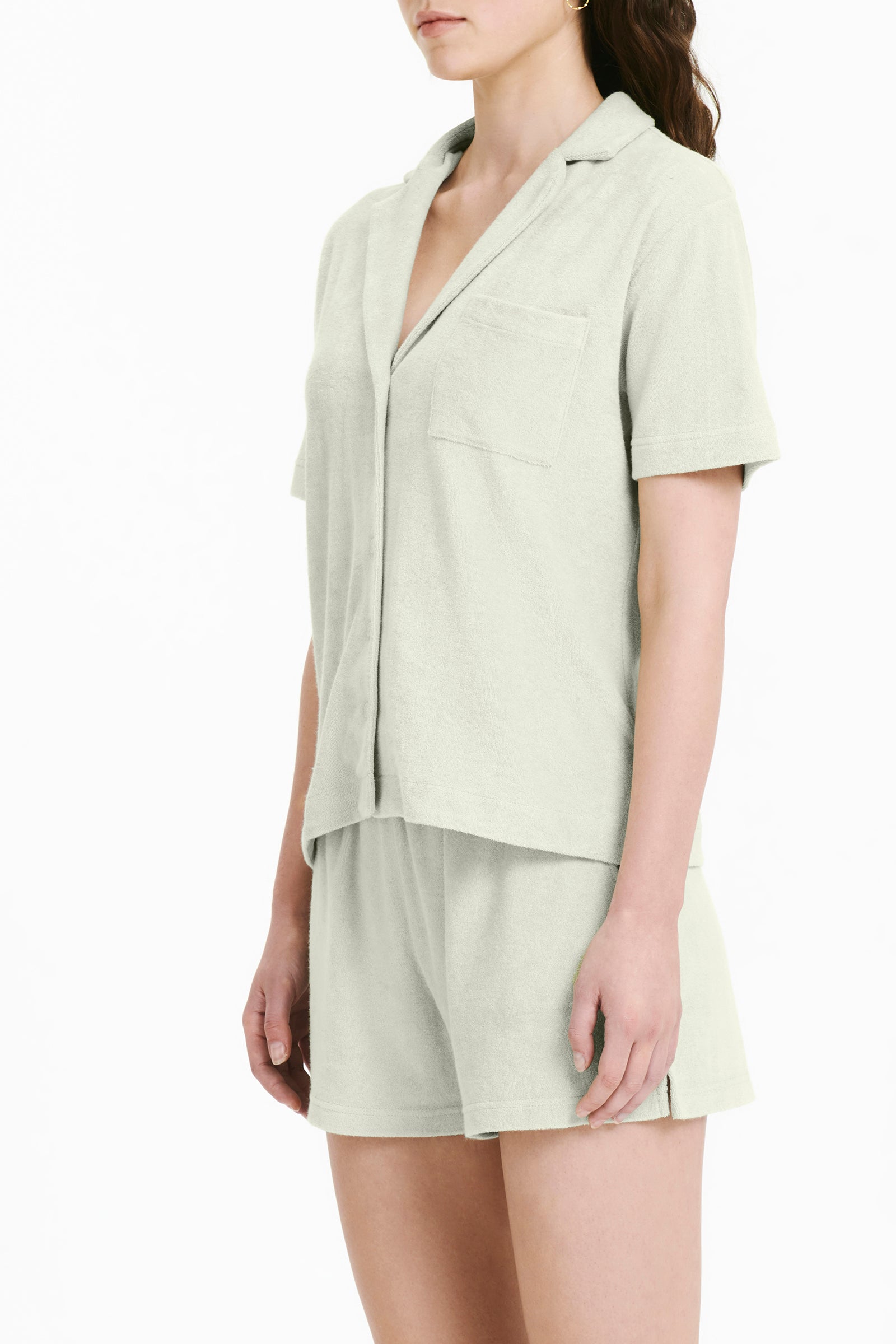 Nude Lucy Inka Terry Shirt In Eucalyptus 