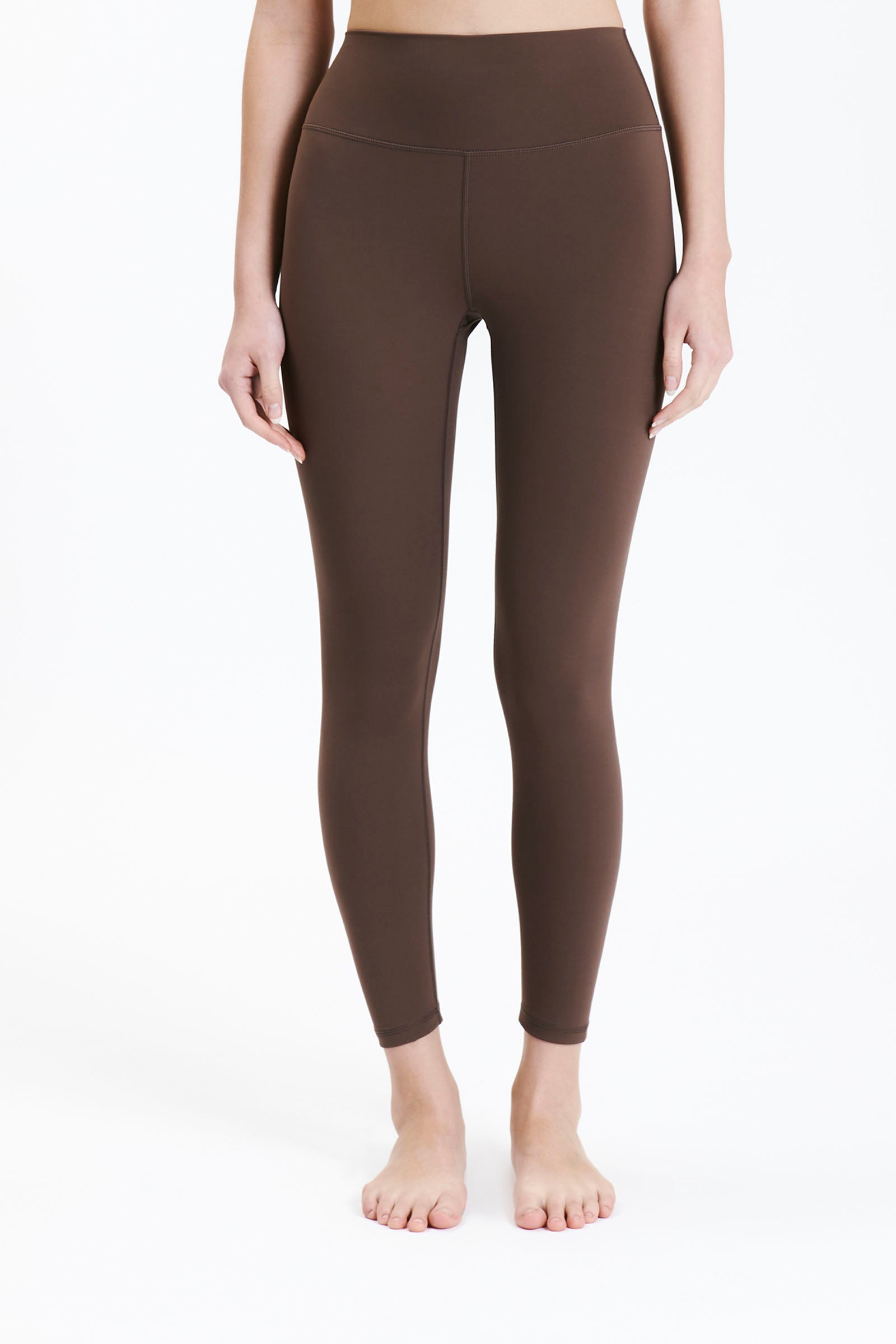 Nude Lucy Nude Active Tights In A Brown Chocolate Cacao Colour 