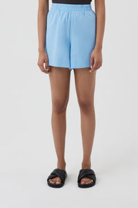 Nude Lucy Naya Washed Cotton Short In a Blue Horizon Colour