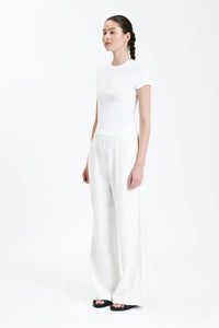 Nude Lucy Monroe Organic Rib Tee White  
