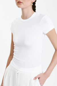 Nude Lucy Monroe Organic Rib Tee White  