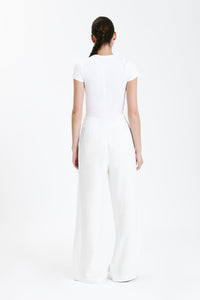 Nude Lucy Monroe Organic Rib Tee White  