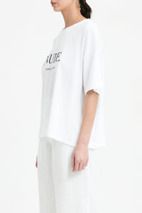 Nude Lucy Nude Washed Tee in White