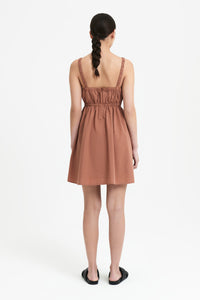 Nude Lucy Iman Mini Dress in Terracotta