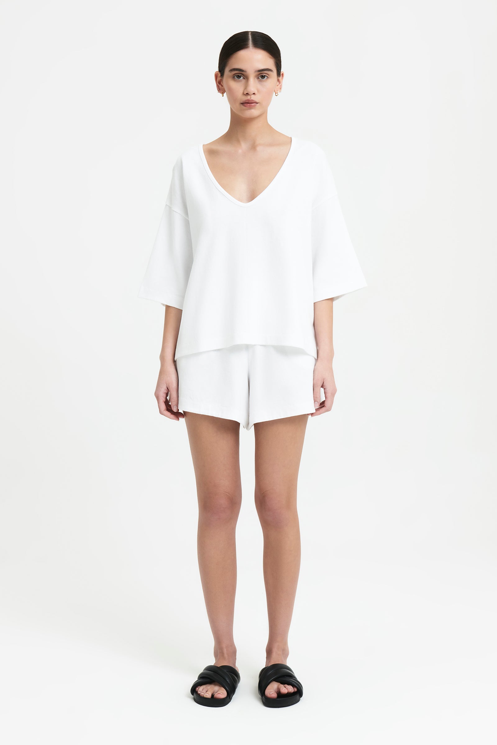 Nude Lucy Fes Short In White 
