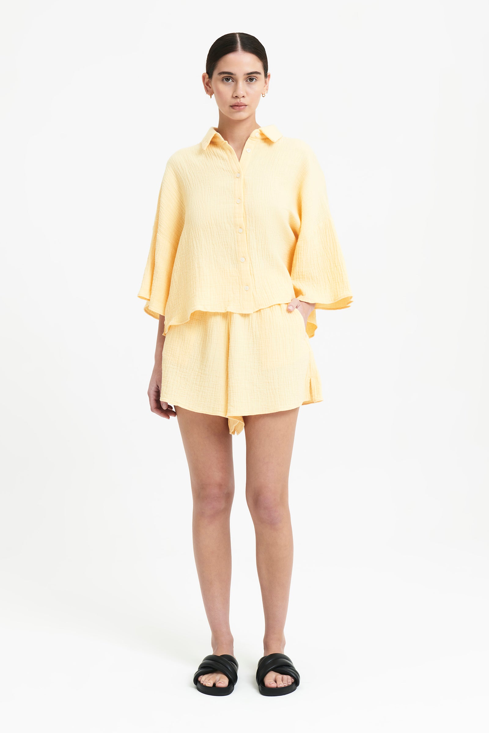 Nude Lucy Alto Short In A Lemon Yellow Citrine Colour 