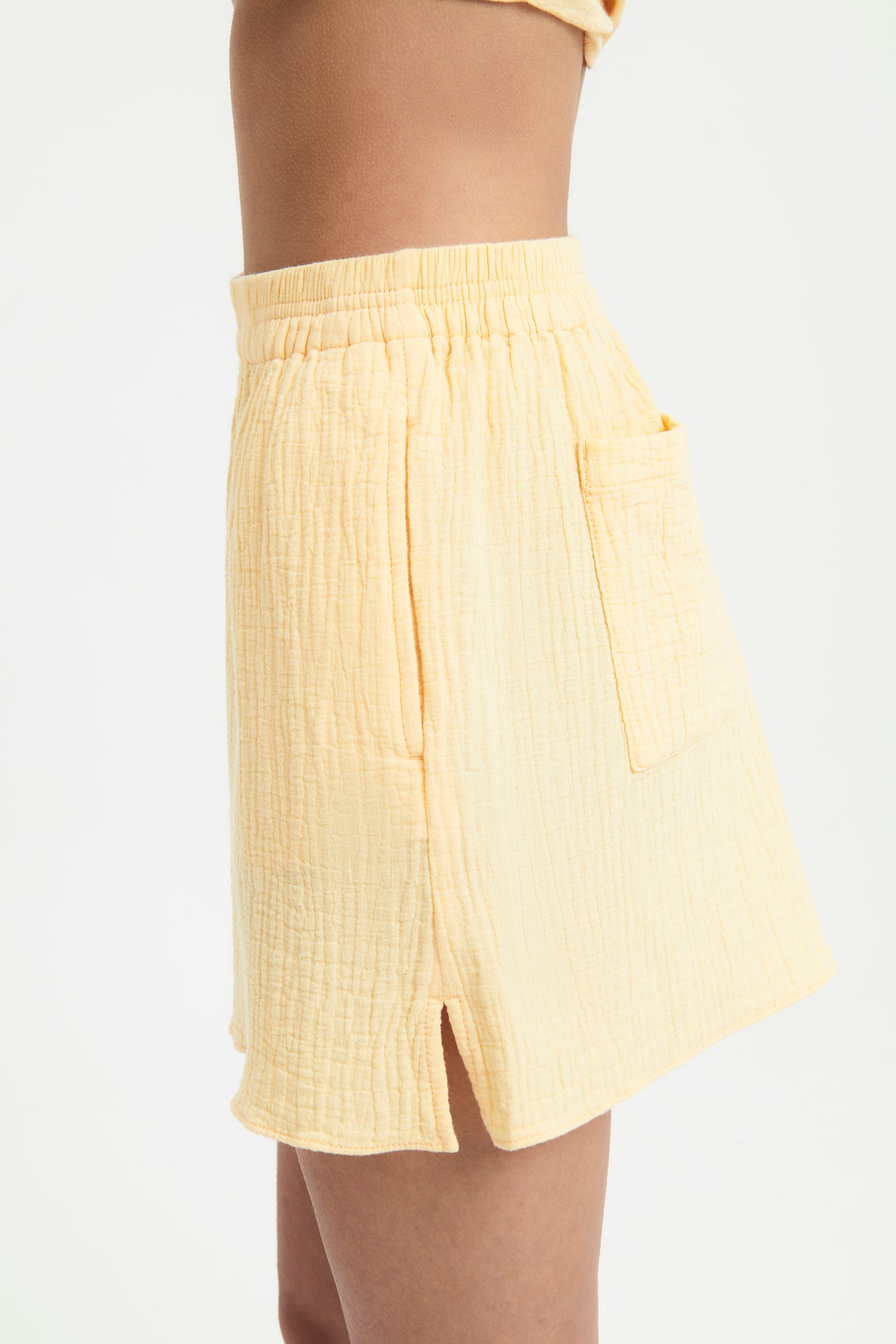 Nude Lucy Alto Short In A Lemon Yellow Citrine Colour 