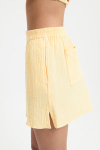 Nude Lucy Alto Short in a Lemon Yellow Citrine Colour