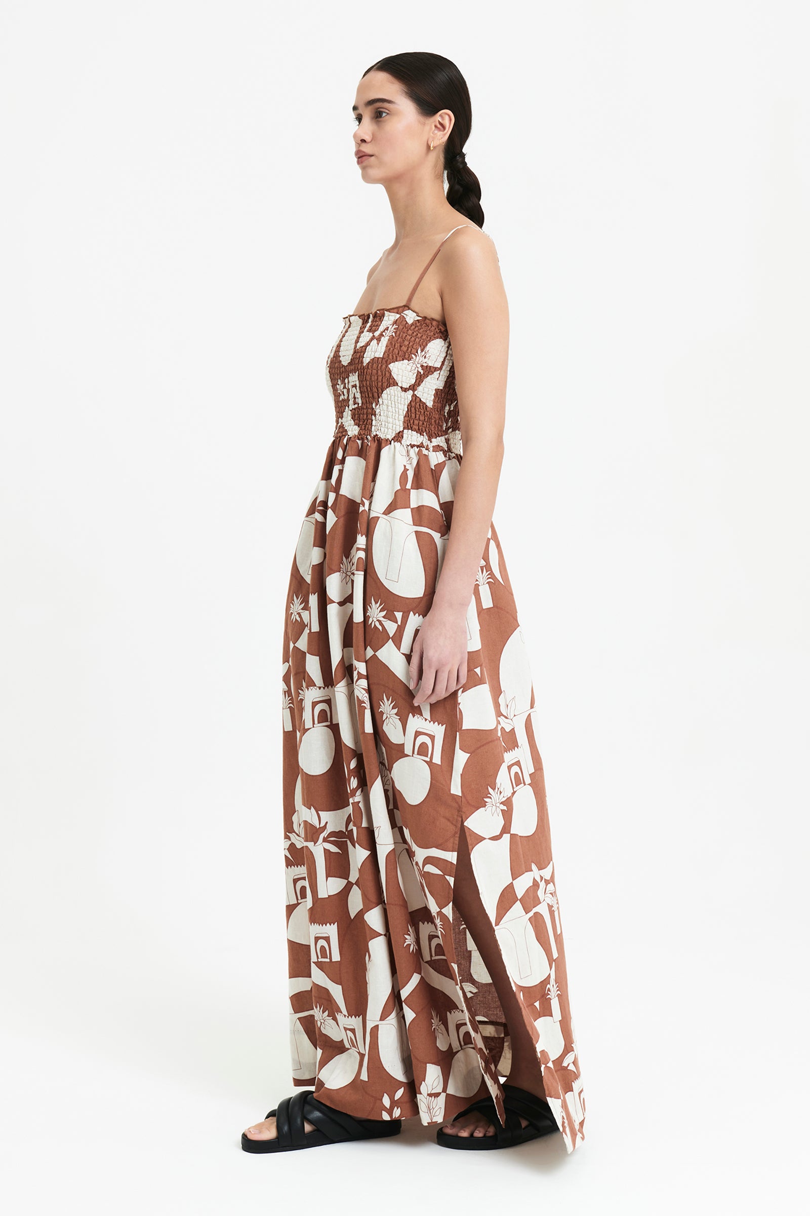 Nude Lucy Safia Maxi Dress In Tangier 