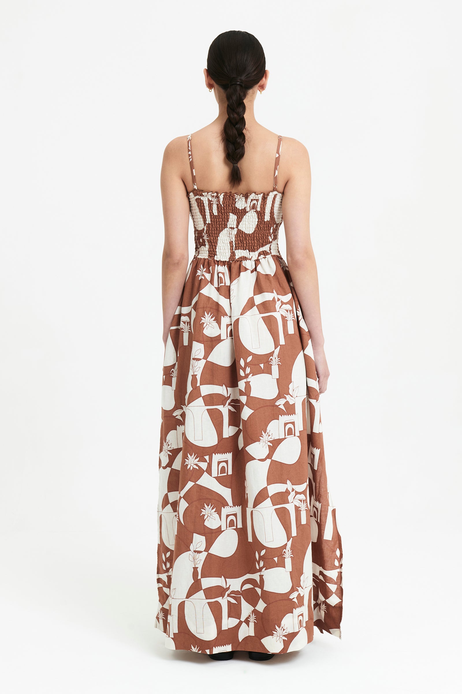 Nude Lucy Safia Maxi Dress In Tangier 
