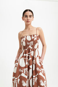 Nude Lucy Safia Maxi Dress in Tangier