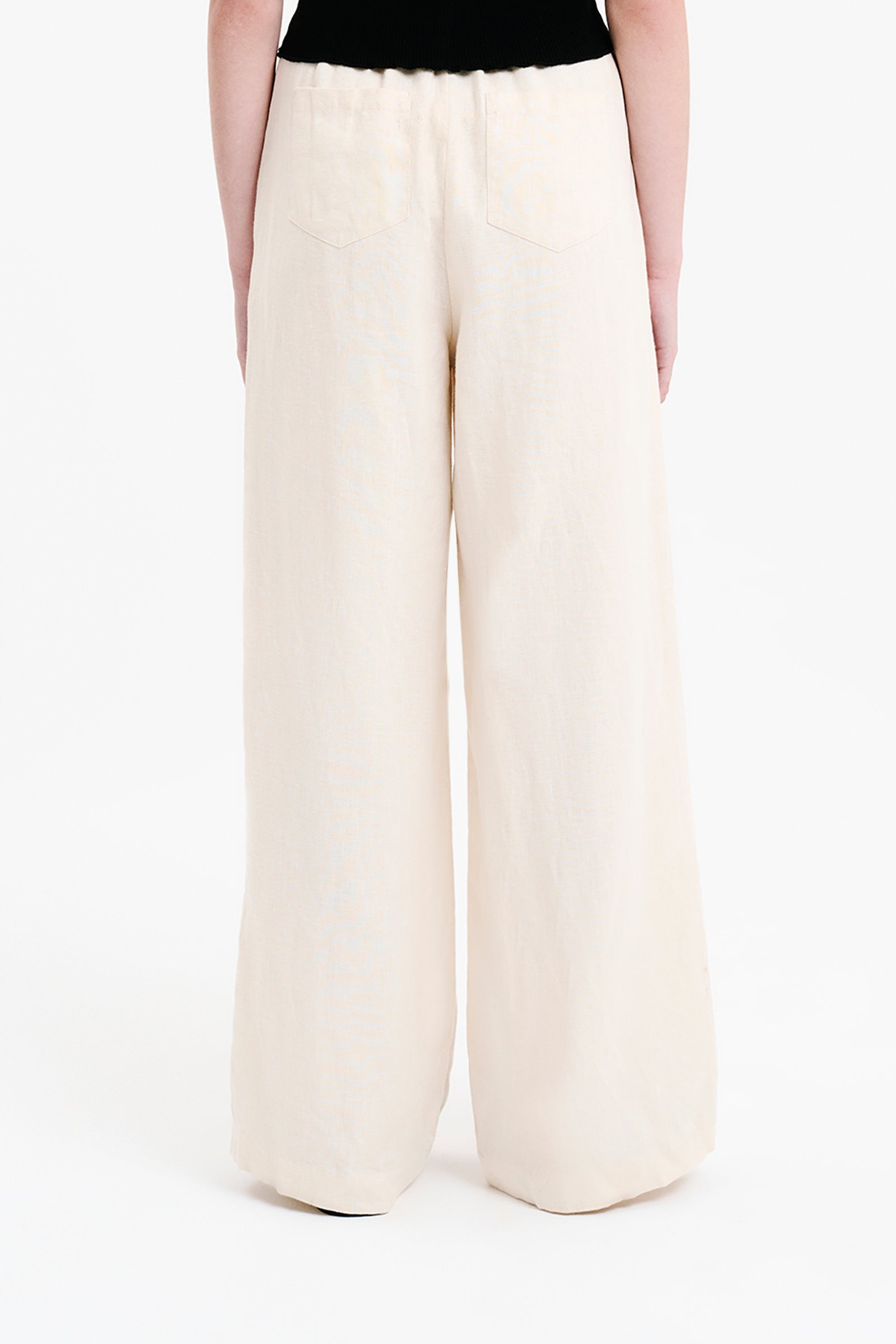 Nude Lucy Ceres Linen Pant in White Cloud