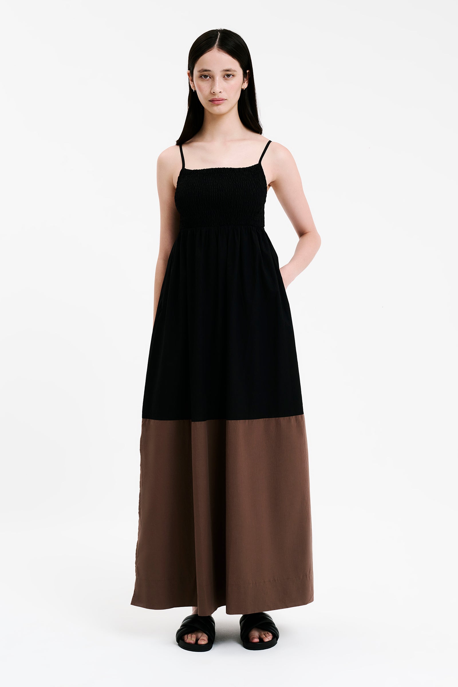 Nude Lucy Samson Maxi Dress In Black 